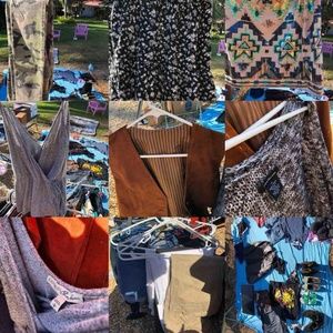 2 boxes of womens clothes